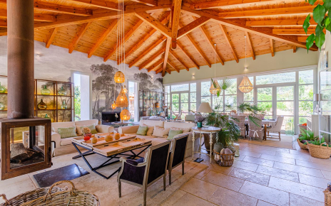 Preciosa sala diáfana de comedor / salón